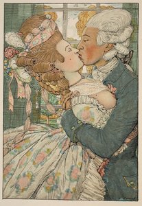 El Beso, 1918 de Konstantin Andreevic Somov